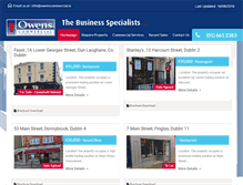 Tablet Screenshot of owenscommercial.ie